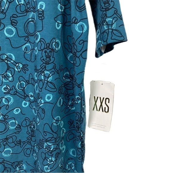 Nwt | LuLaRoe Disney Minnie Mouse Camera Irma Tunic Top Size XXS - Picture 5 of 8